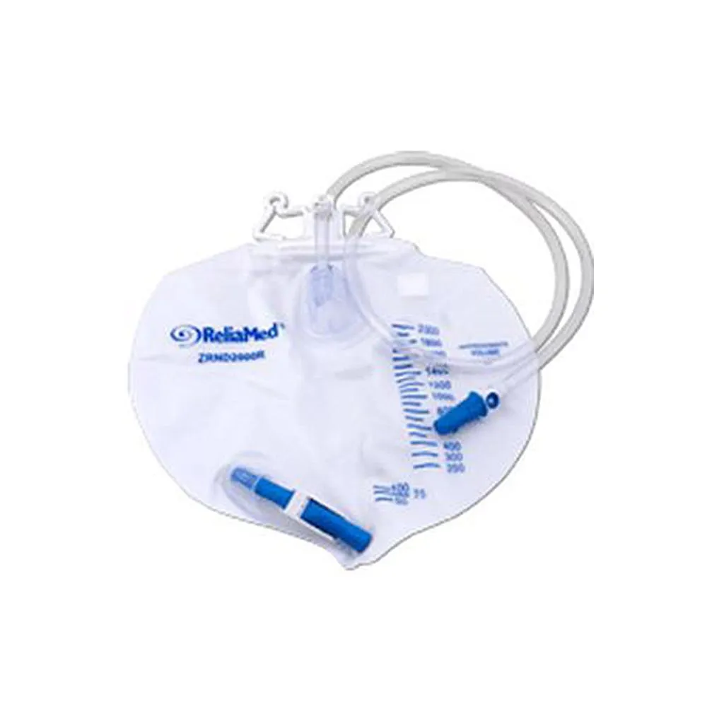 Cardinal Health ND2000H Premium Vented Drainage Bag with Double Hanger 1 Each