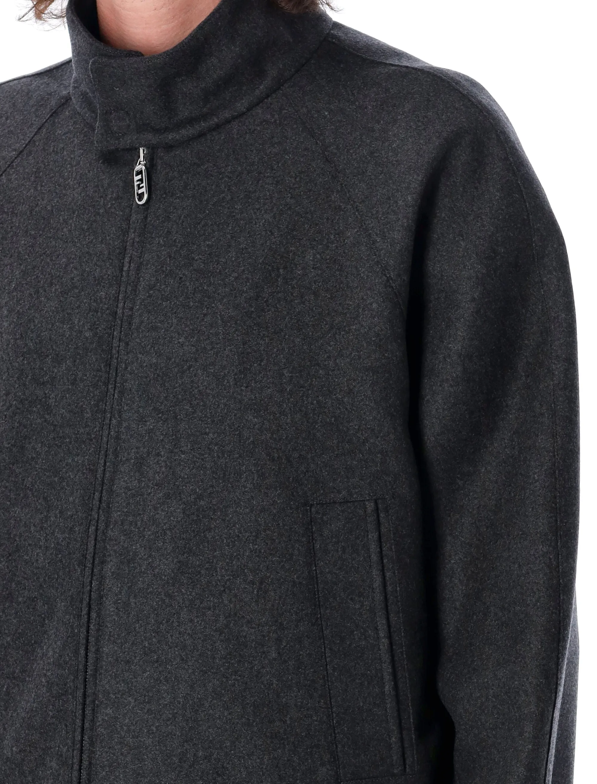 CASHMERE BOMBER JACKET