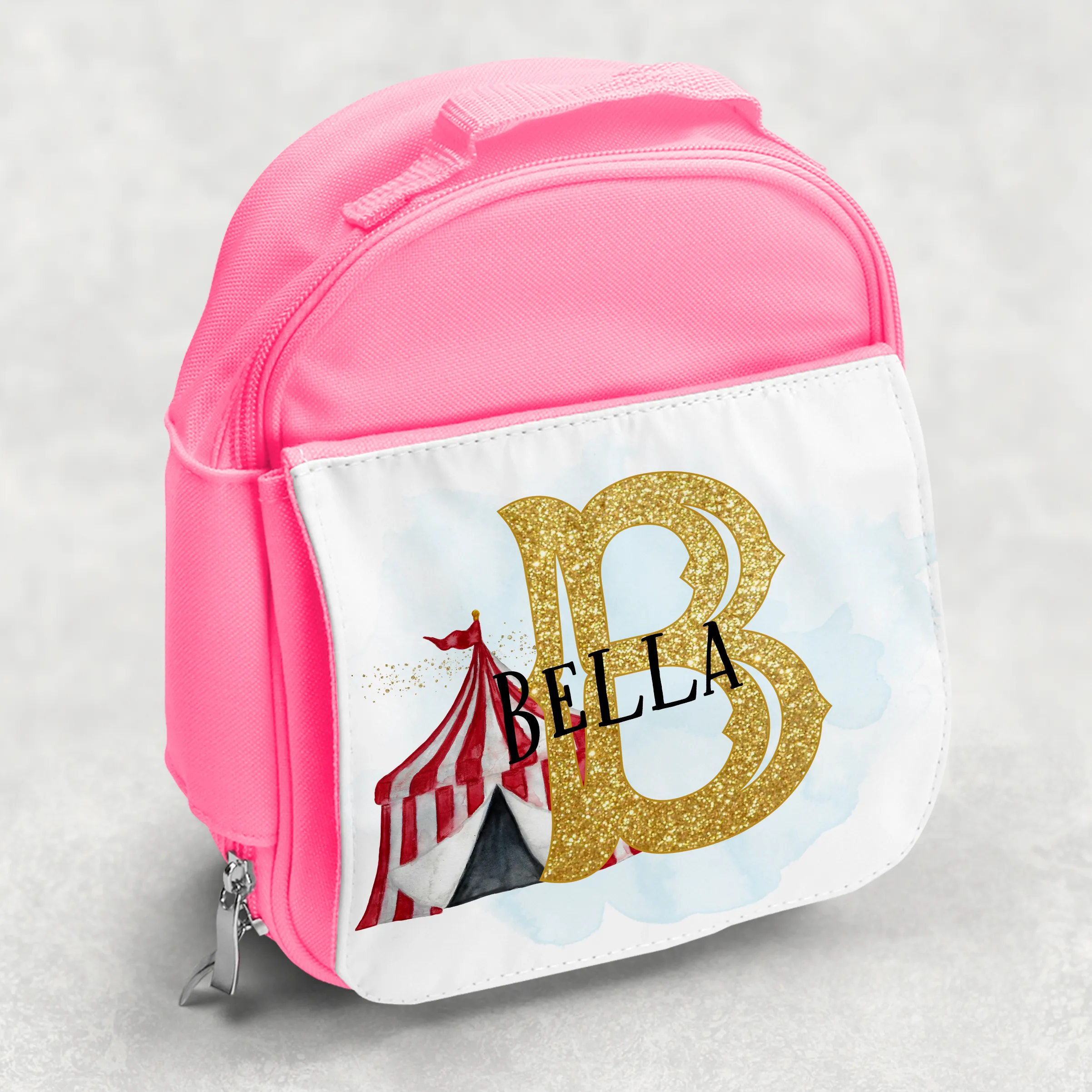 Circus Alphabet Personalised Kids Insulated Lunch Bag