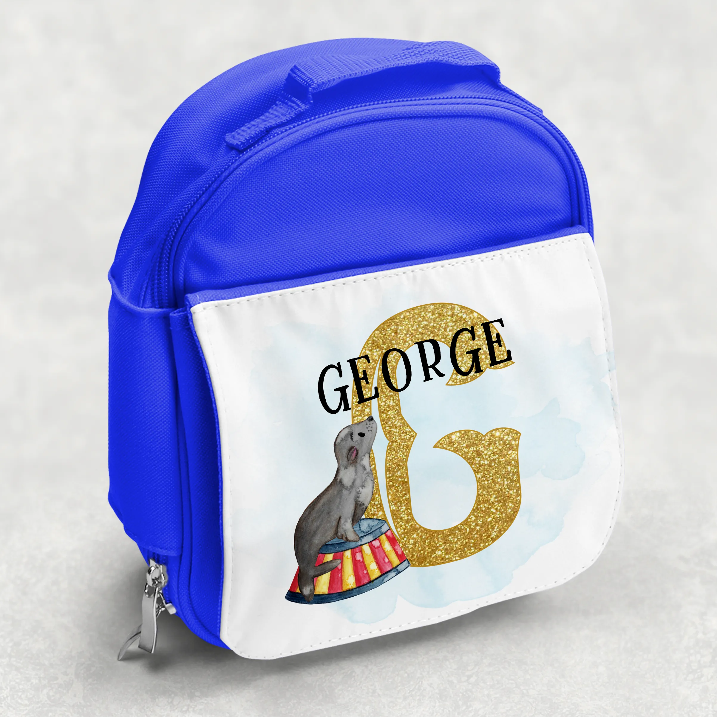 Circus Alphabet Personalised Kids Insulated Lunch Bag