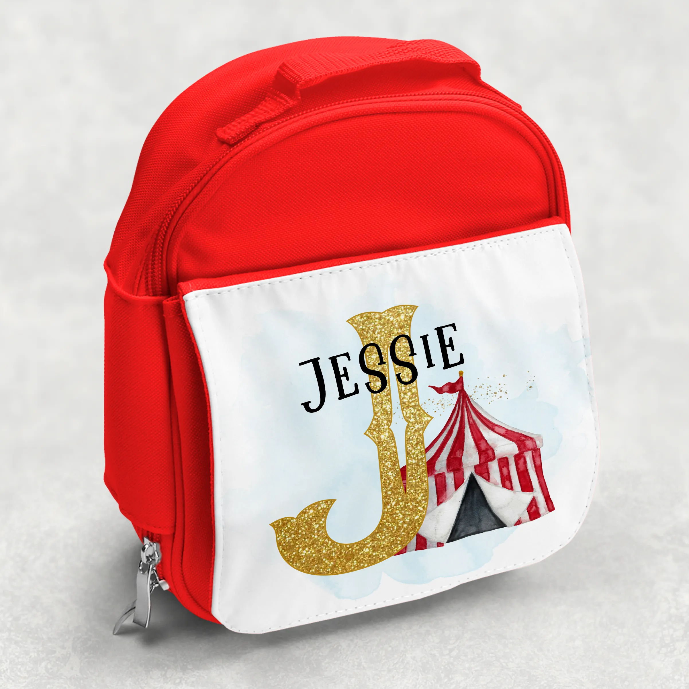 Circus Alphabet Personalised Kids Insulated Lunch Bag