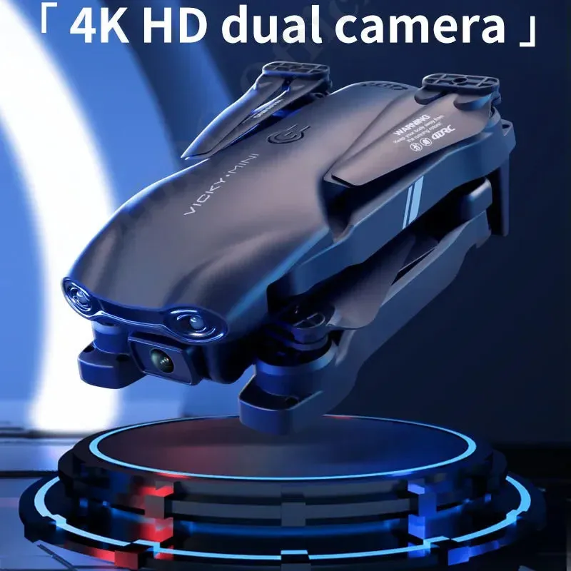 Compact 4K UHD Dual Camera Drone with WiFi and Foldable Design