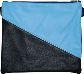 Contemporary Leather Tallis and Teffilin Bag Angle Cut 2 Color bag 320C-NV