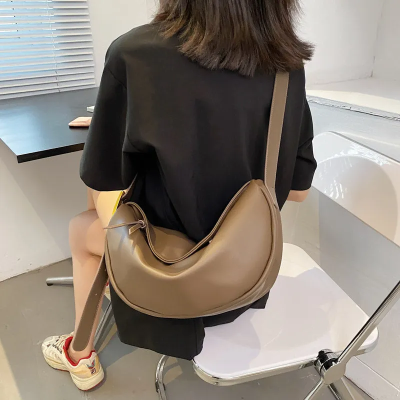 Crossbody Bags for Women Large Capacity Luxury Handbags Solid Soft Shoulder Bags Female Casual Travel Bag Vintage