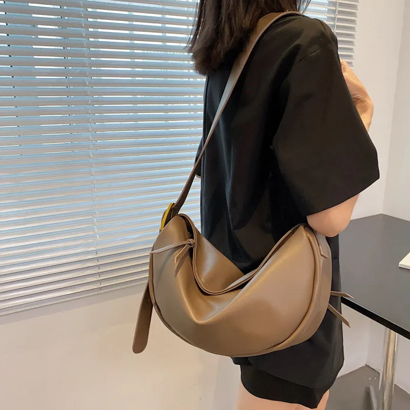 Crossbody Bags for Women Large Capacity Luxury Handbags Solid Soft Shoulder Bags Female Casual Travel Bag Vintage
