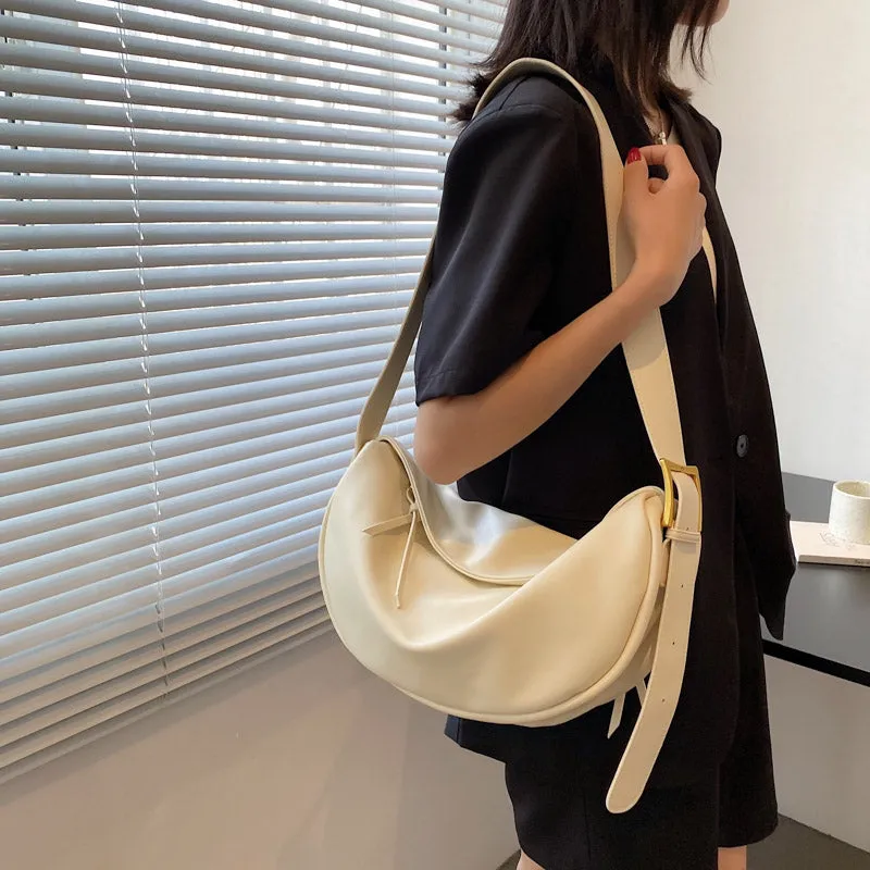 Crossbody Bags for Women Large Capacity Luxury Handbags Solid Soft Shoulder Bags Female Casual Travel Bag Vintage