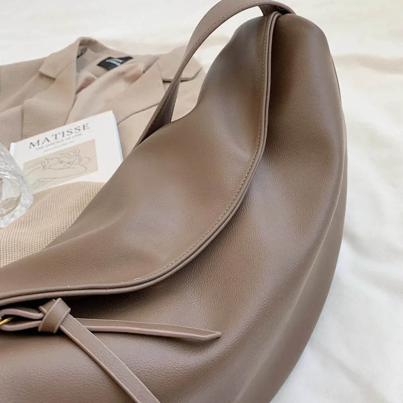Crossbody Bags for Women Large Capacity Luxury Handbags Solid Soft Shoulder Bags Female Casual Travel Bag Vintage