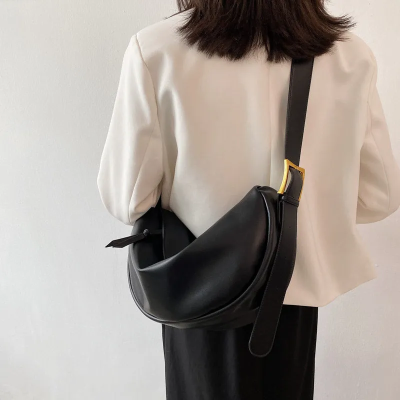 Crossbody Bags for Women Large Capacity Luxury Handbags Solid Soft Shoulder Bags Female Casual Travel Bag Vintage