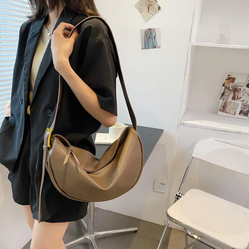 Crossbody Bags for Women Large Capacity Luxury Handbags Solid Soft Shoulder Bags Female Casual Travel Bag Vintage