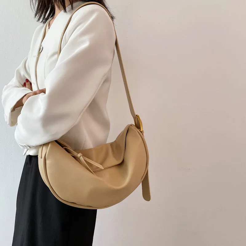 Crossbody Bags for Women Large Capacity Luxury Handbags Solid Soft Shoulder Bags Female Casual Travel Bag Vintage
