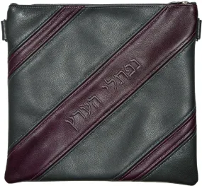 Diagonal Leather Individual Pieces, 7 Piece bag 700G-GR