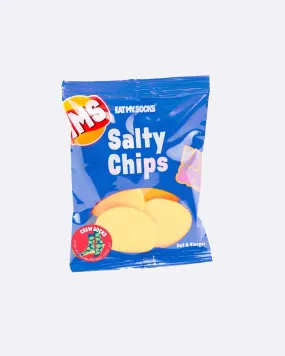 Eat My Socks Salty Chips Blue