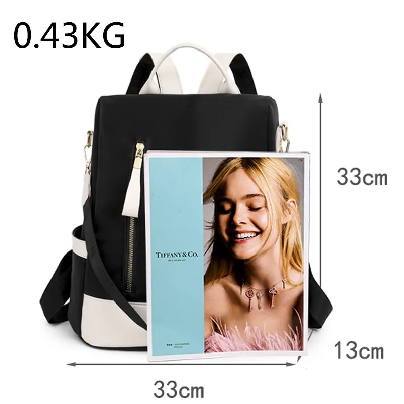 Fashion Famous Women's Designer Shoulder Bag Wear Resistant Waterproof Backpack Anti Theft Large Capacity Main Bag Handbags