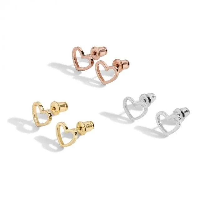 Florence Heart Earring Trio 5892