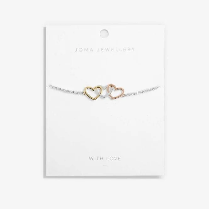 Florence Linked Hearts Bracelet 5891
