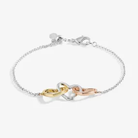 Florence Linked Hearts Bracelet 5891