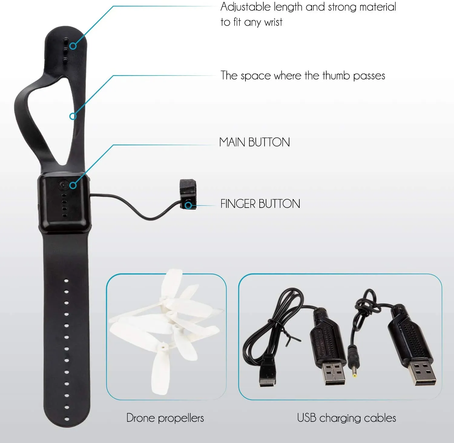 Foldable Quadcopter Blue