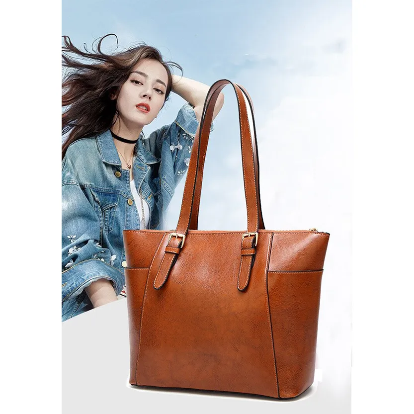 Funki Buys | Bags | Handbags | Women's Leather Tote Work Bag
