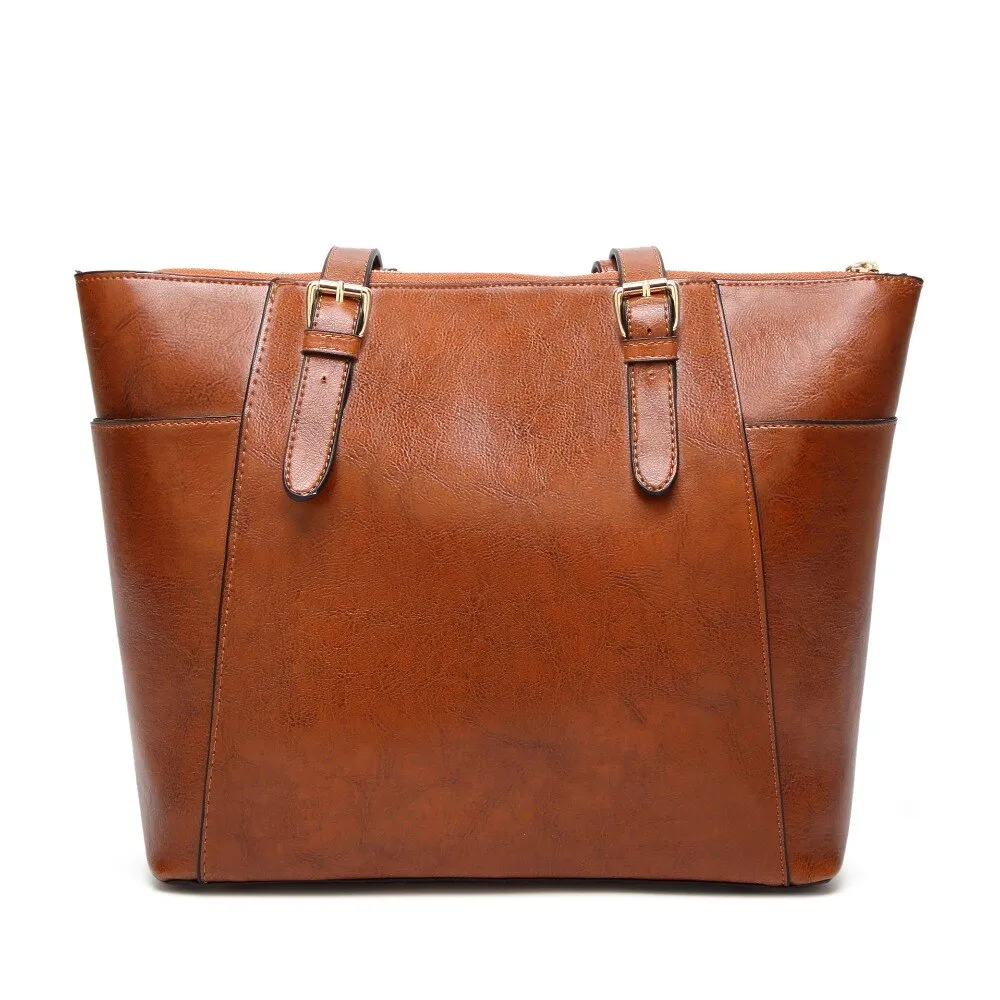 Funki Buys | Bags | Handbags | Women's Leather Tote Work Bag