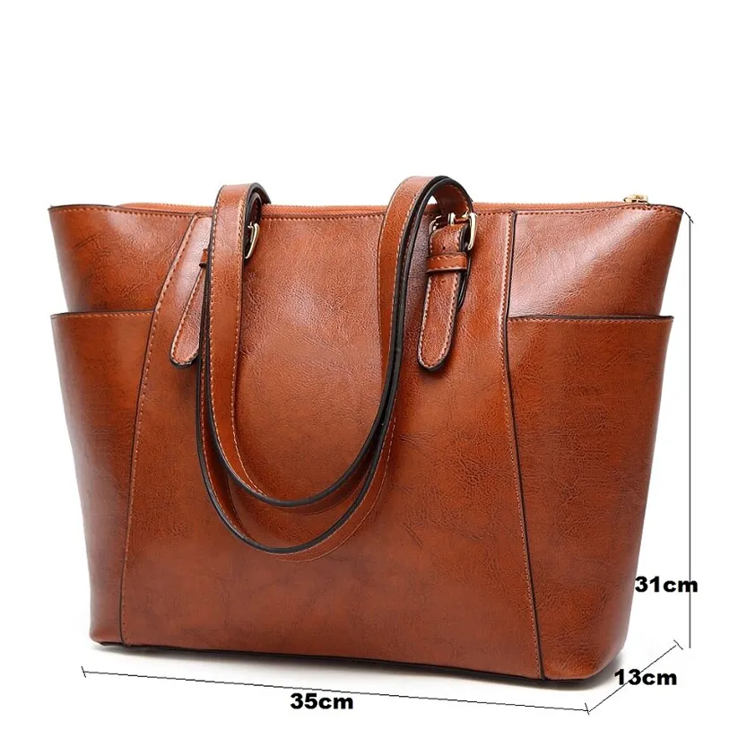 Funki Buys | Bags | Handbags | Women's Leather Tote Work Bag