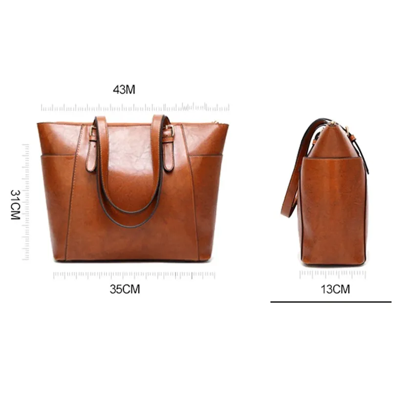 Funki Buys | Bags | Handbags | Women's Leather Tote Work Bag