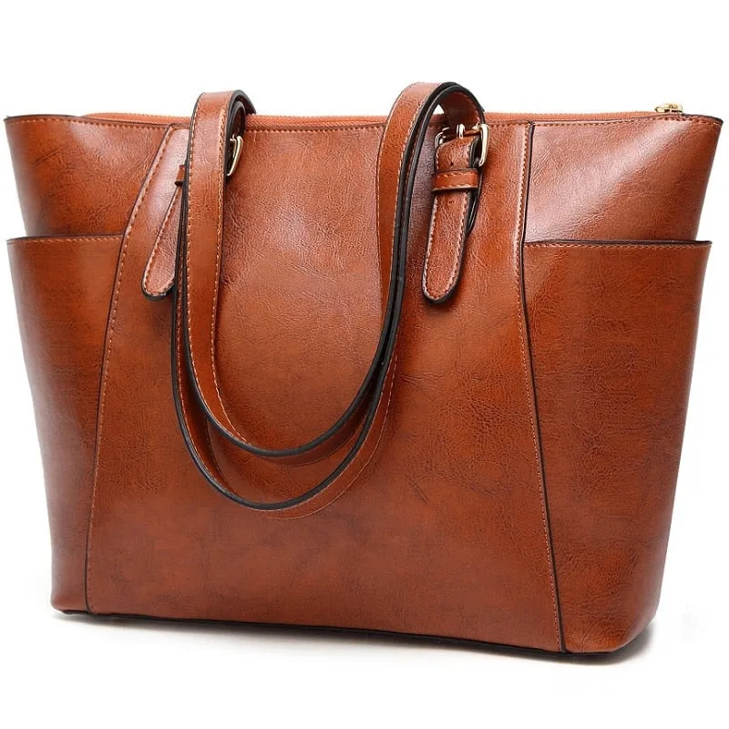 Funki Buys | Bags | Handbags | Women's Leather Tote Work Bag