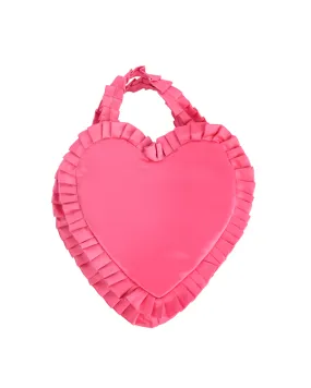 Fushia Heart-Shaped Bag