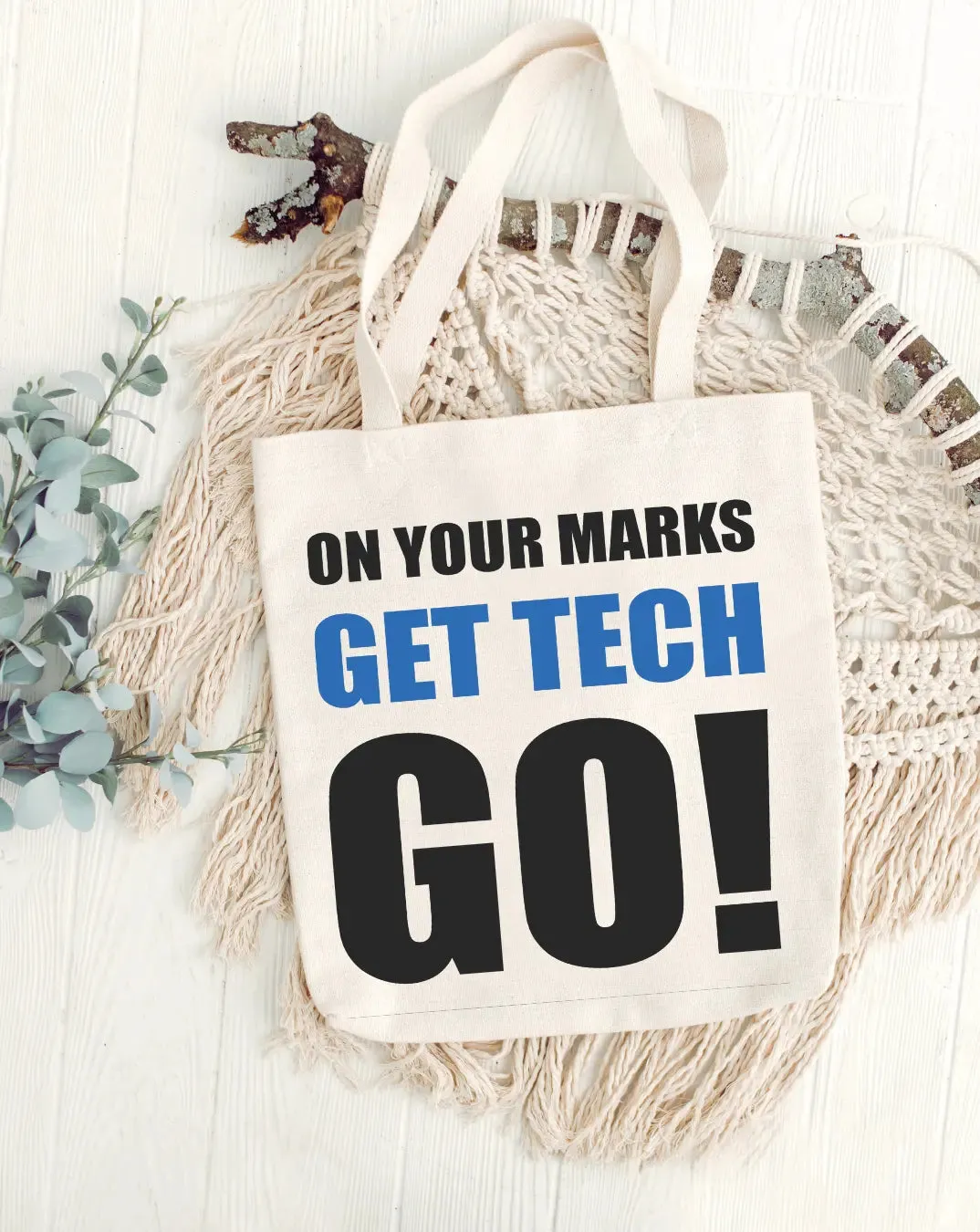 Get Tech Go Daily Thaila -  Canvas Reusable Bags