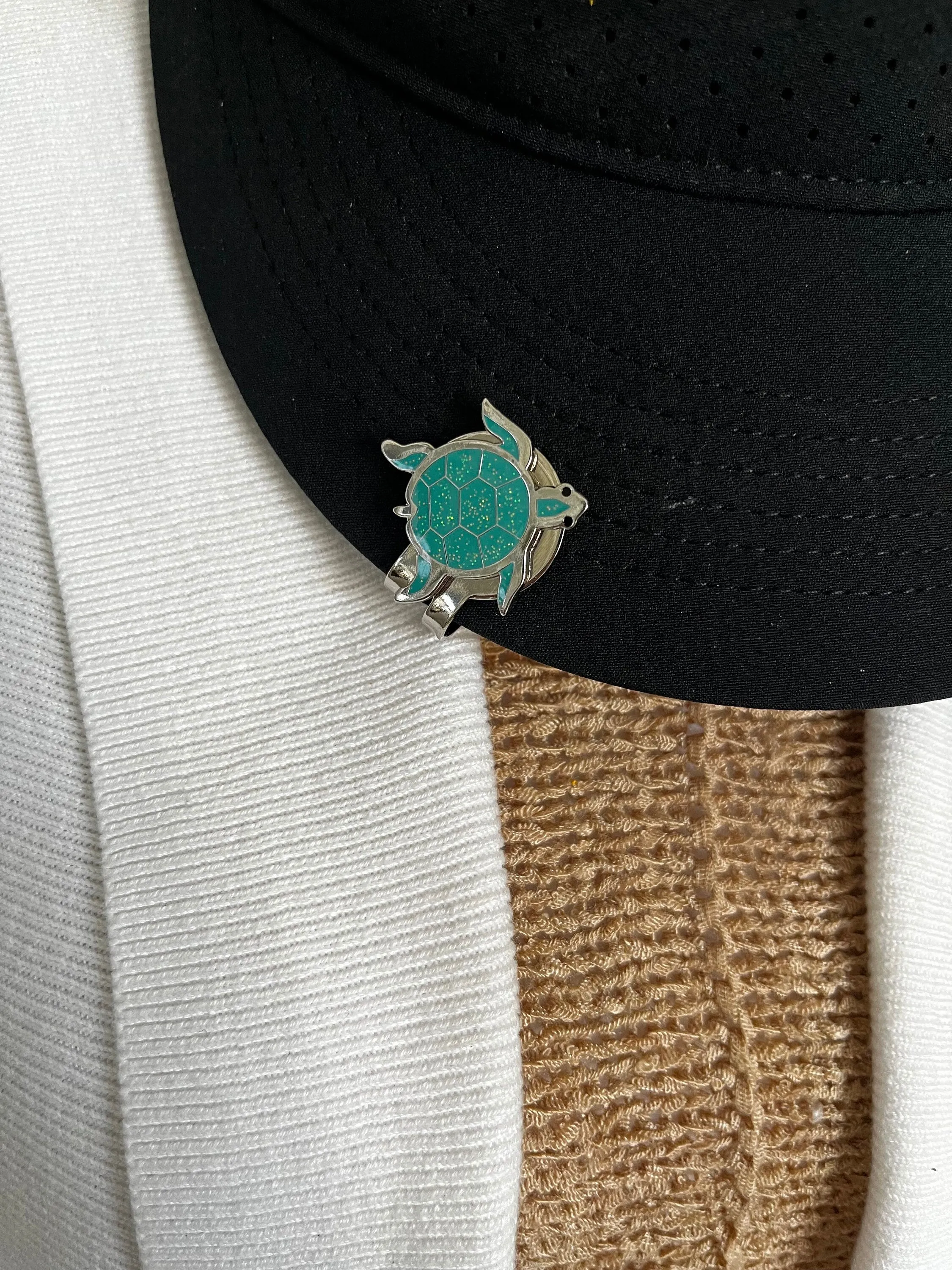 Golf Markers Turtle Golf Ball Marker With Magnetic Clip Tortoise Hat Clips Training Golf Ballmarker Gift for Golfer Golf Gift for Her