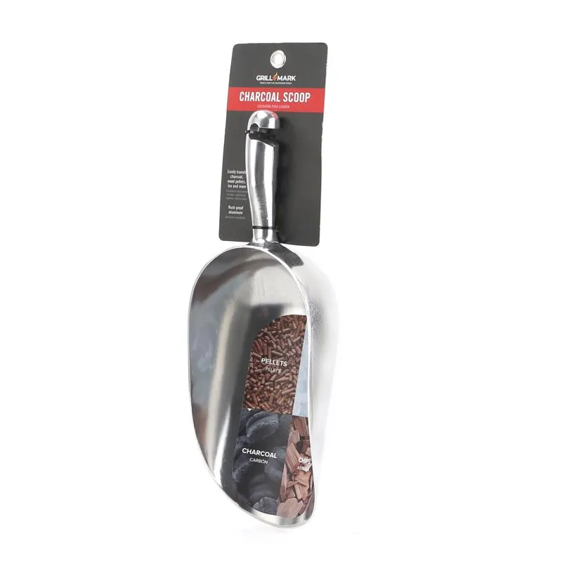 Grill Mark Aluminum Silver Charcoal/Pellet Scoop 1 pk