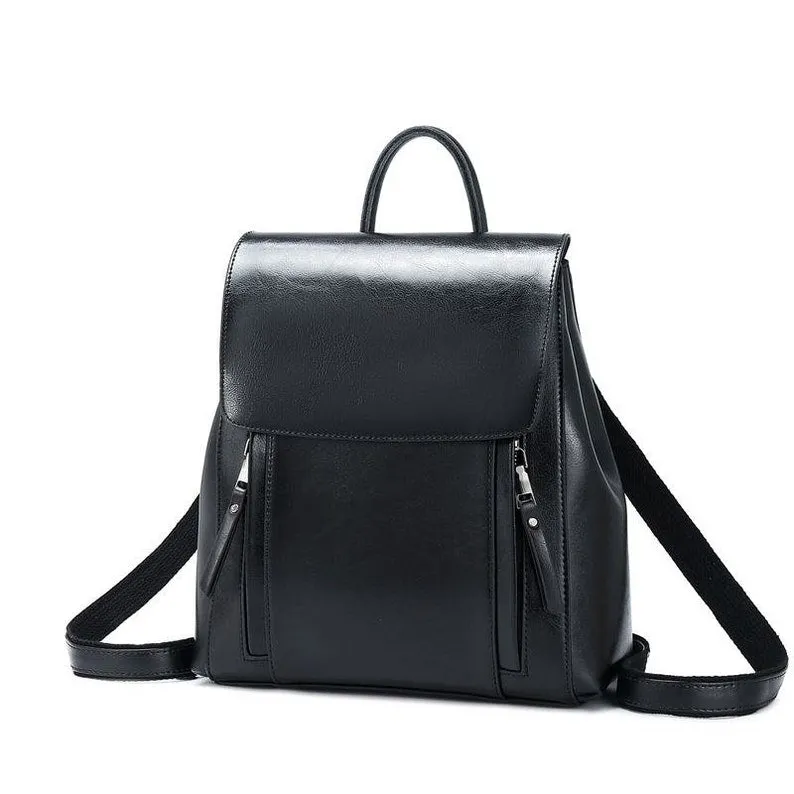 Handmade Resistance Genuine Leather Backpack Unisex