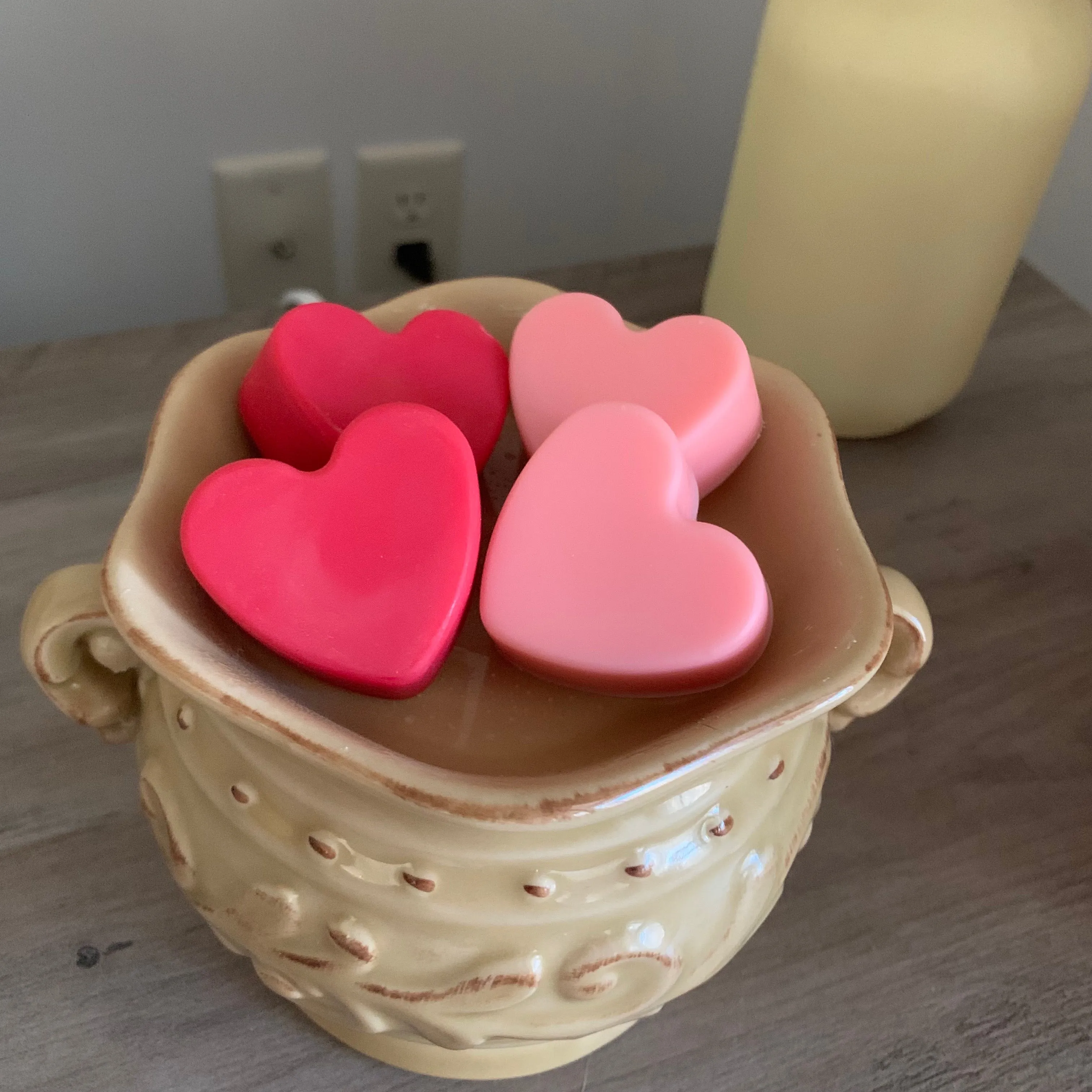 Heart-Shaped Soy Wax Melts