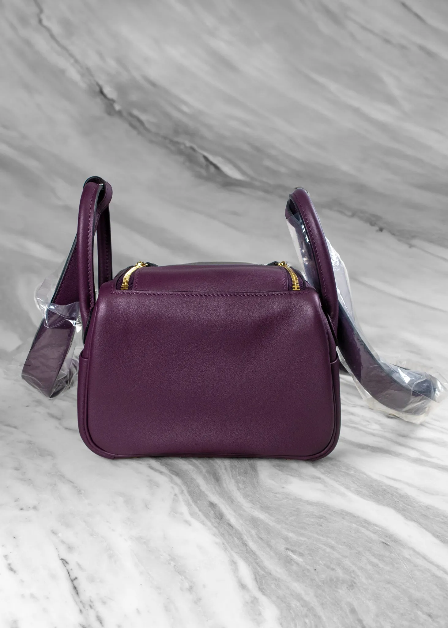 Hermès Taurillon Clemence Mini Lindy Bag