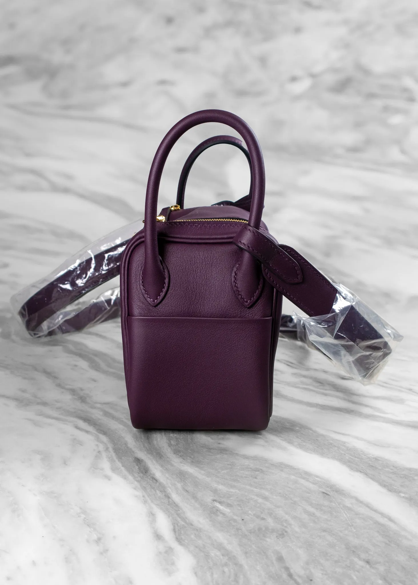 Hermès Taurillon Clemence Mini Lindy Bag
