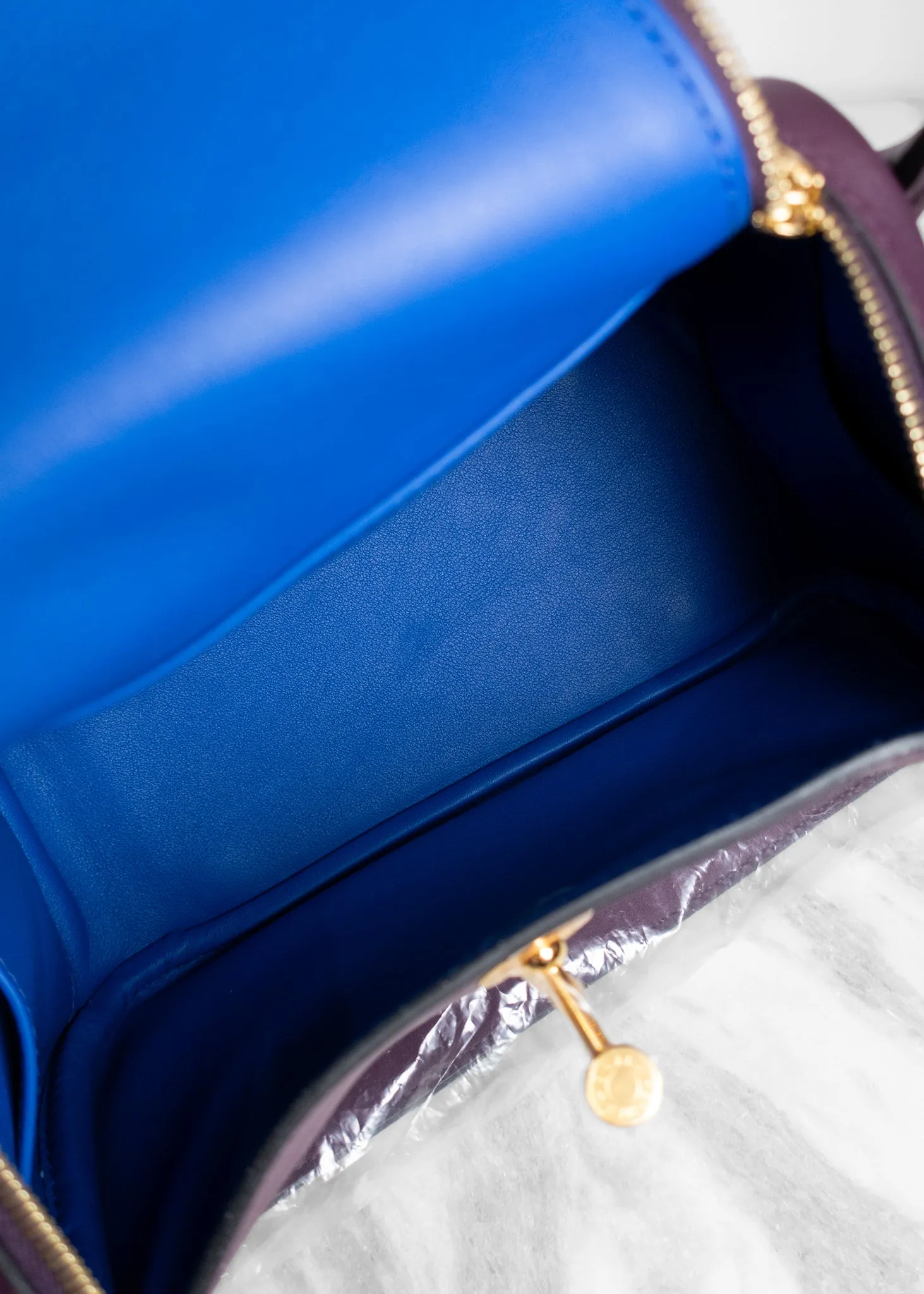 Hermès Taurillon Clemence Mini Lindy Bag