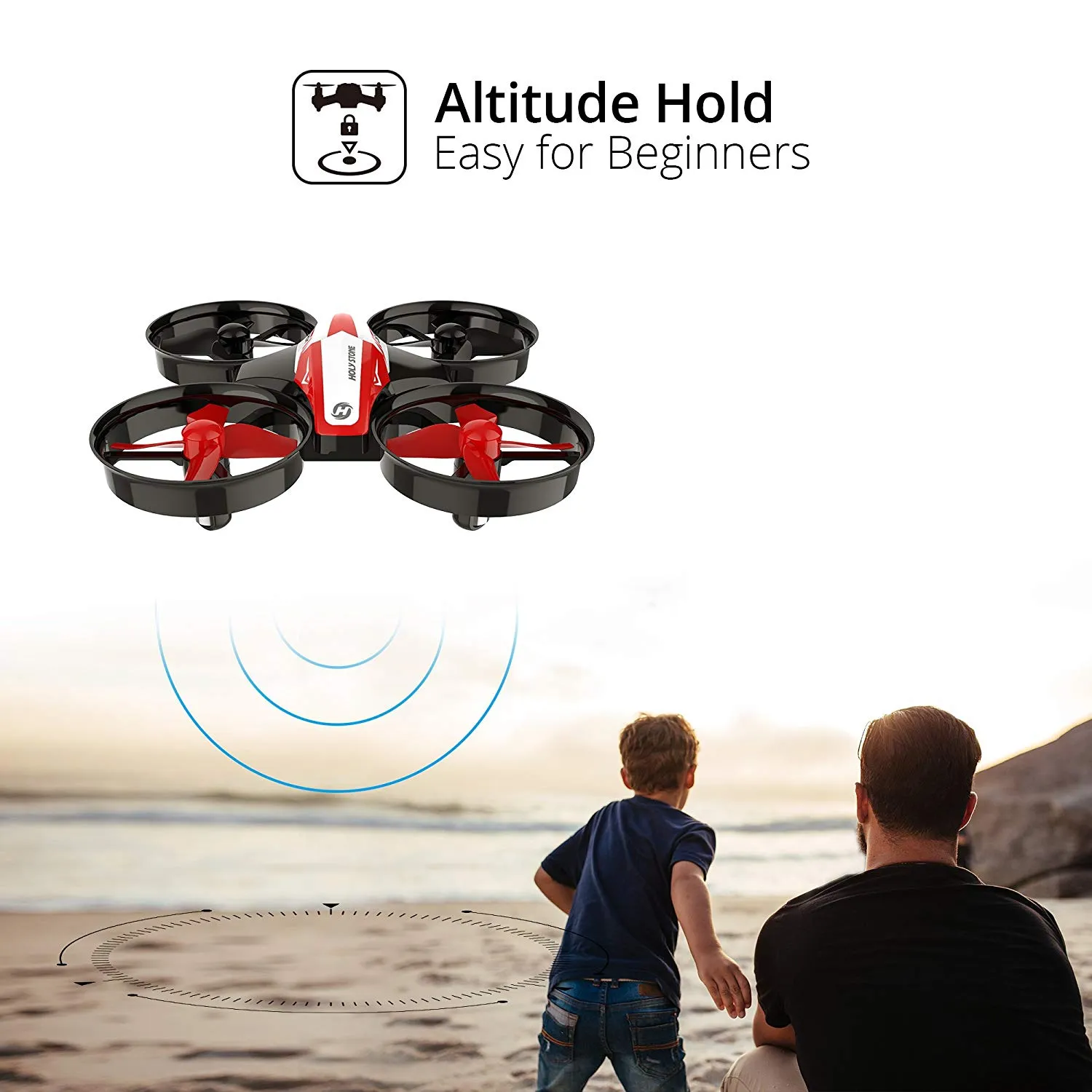 Holy Stone HS210 Mini Drone RC Nano Quadcopter Best Drone for Kids and Beginners
