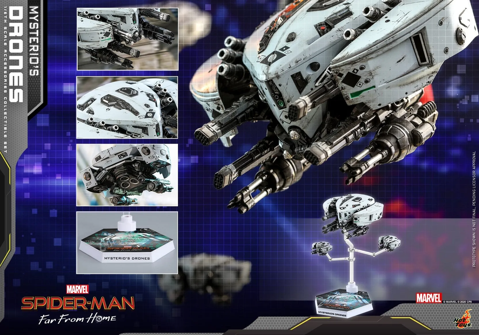 Hot Toys - ACS011 - Spider-Man: Far From Home - 1/6th scale Mysterio's Drones Accessories Collectible Set