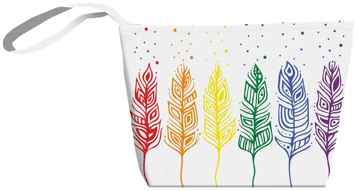 Indigenous Tote - Pride Feathers
