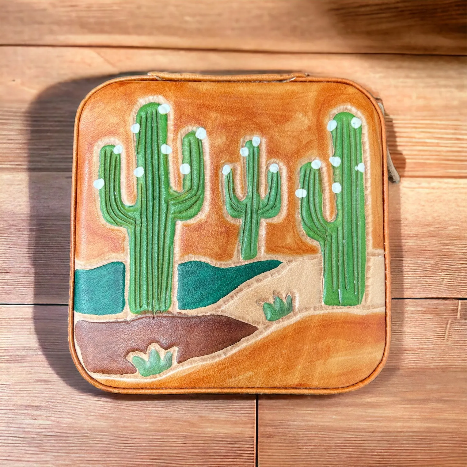 Jewellery Box Tan Cactus