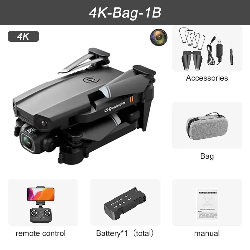 JINHENG XT6 Portable 4K Mini Drone - Perfect Gift for Young Flyers