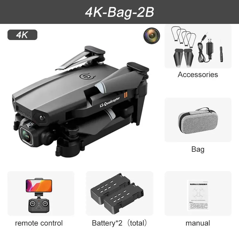 JINHENG XT6 Portable 4K Mini Drone - Perfect Gift for Young Flyers