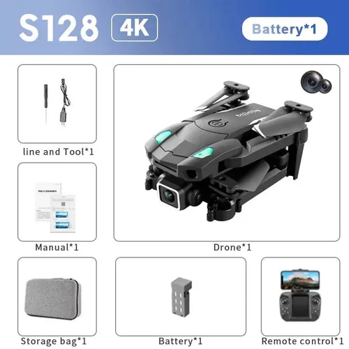 KBDFA S128 Mini Drone: 4K Camera & Smart Obstacle Avoidance Tech
