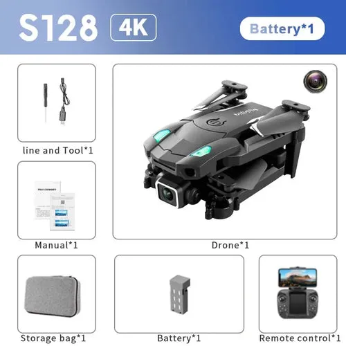 KBDFA S128 Mini Drone: 4K Camera & Smart Obstacle Avoidance Tech