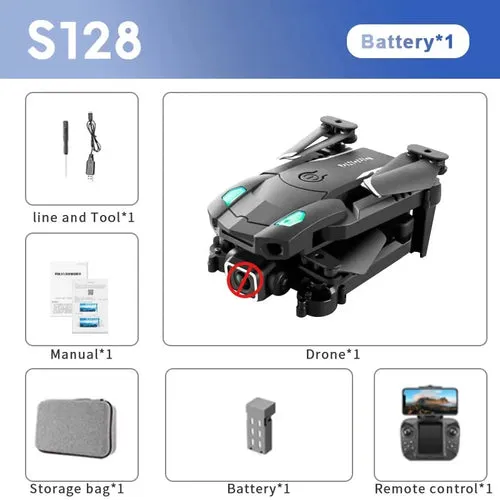 KBDFA S128 Mini Drone: 4K Camera & Smart Obstacle Avoidance Tech