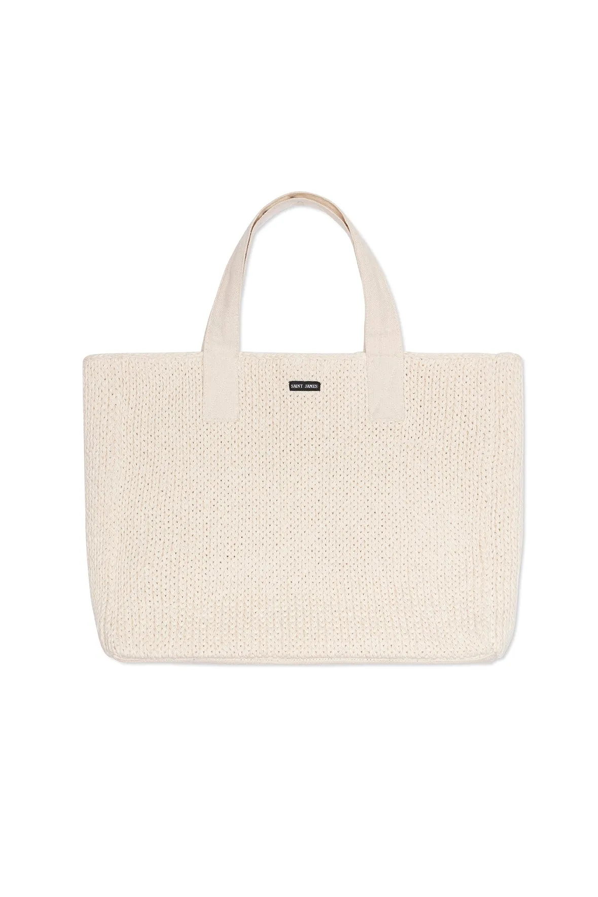 Knitted Bag - in cotton (BLANC D'HIVER)