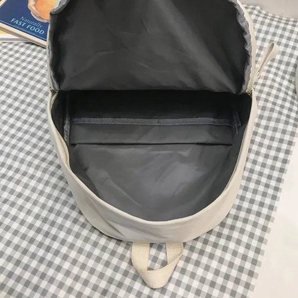 Korean Style White Multipurpose Backpacks 韓版白色多用途背包 KCBAG2203