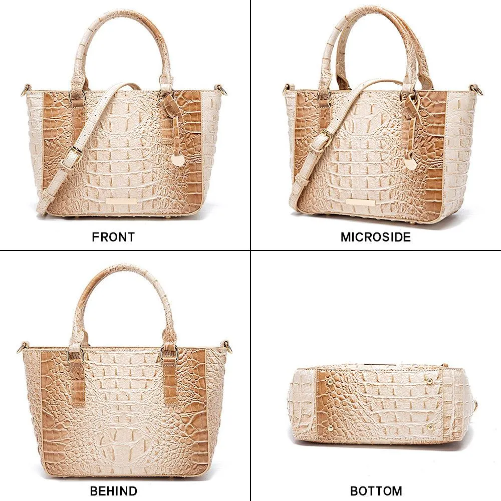 Ladies Elegant Snake Looking PU Tote Bag SKOB003