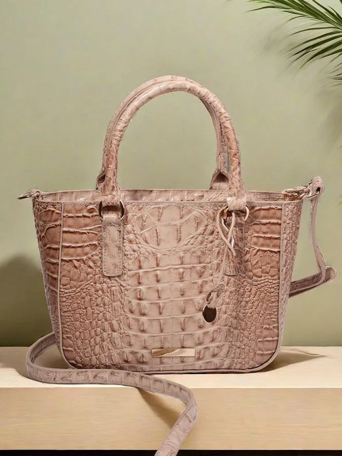Ladies Elegant Snake Looking PU Tote Bag SKOB003