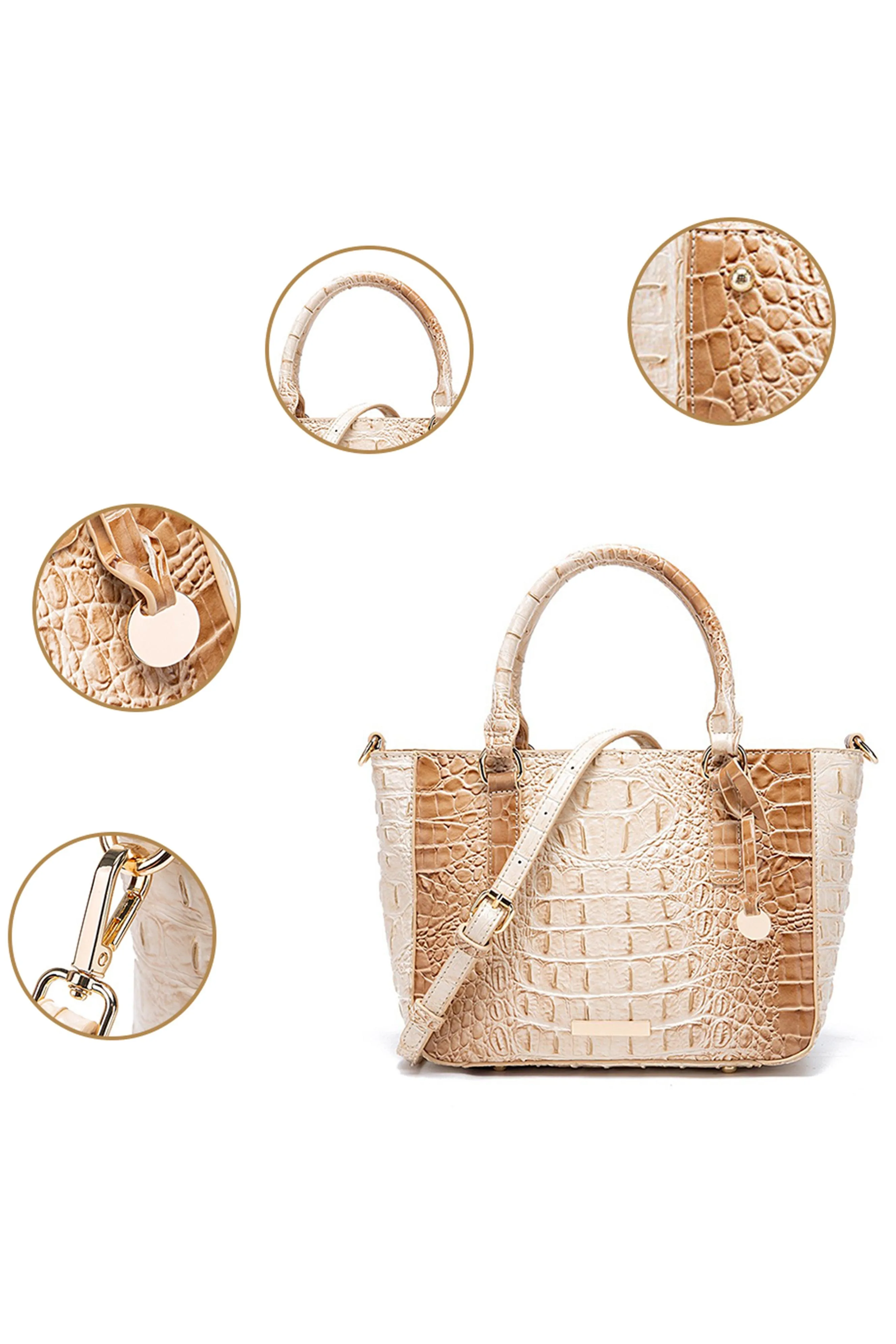 Ladies Elegant Snake Looking PU Tote Bag SKOB003