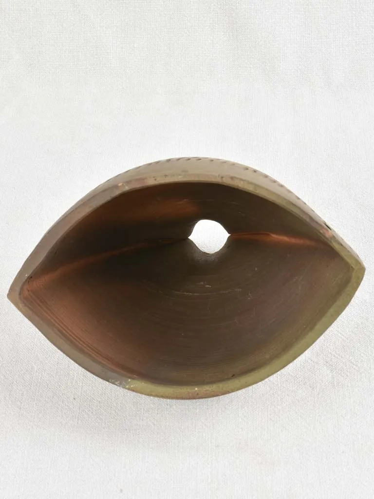 Lamp base and vase - matte dark gray 8¼"
